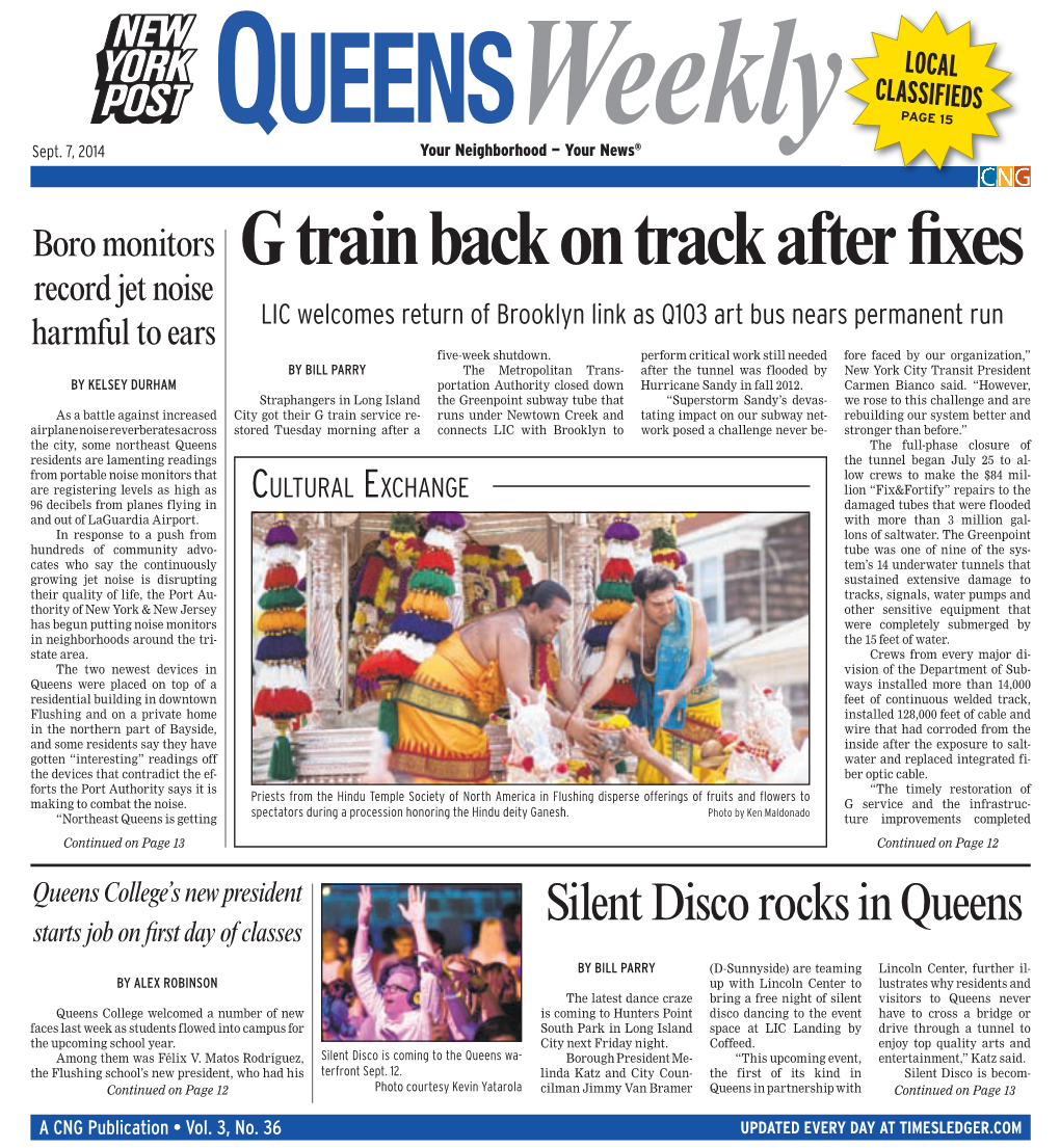 Queens Weekly, Sept