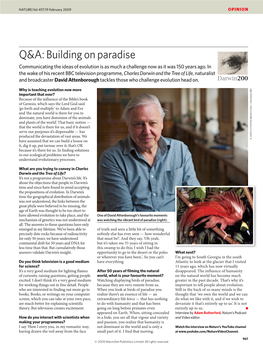 Q&A: Building on Paradise