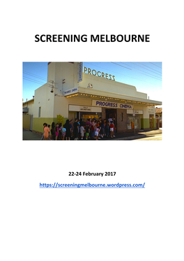 Screening Melbourne