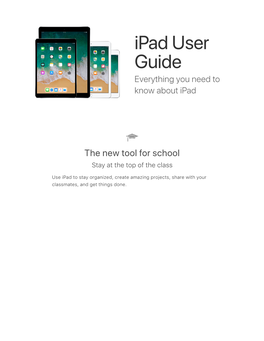Ipad User Guide Everything You Need to Know About Ipad