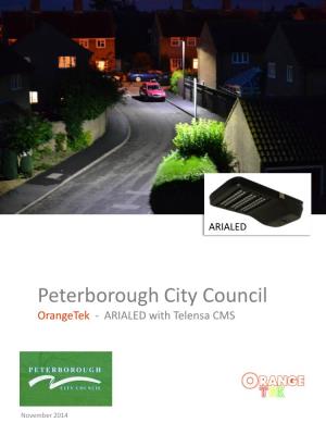 Peterborough City Council Orangetek - ARIALED with Telensa CMS
