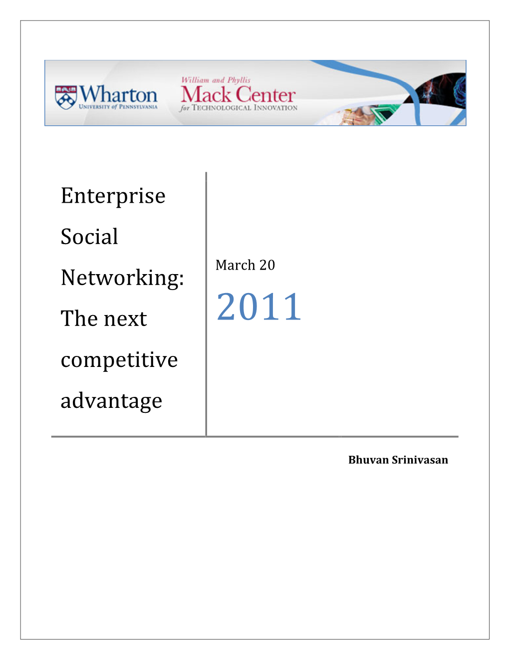 Enterprise Social Networking (ESN)