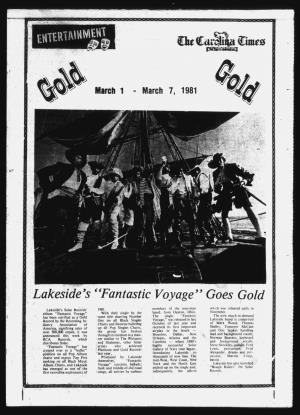 '5 "Fantastic Voyage"Goes Gold