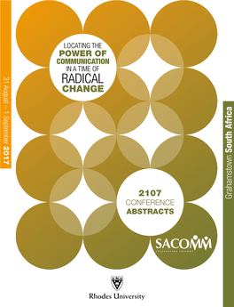 2017 SACOMM Abstracts