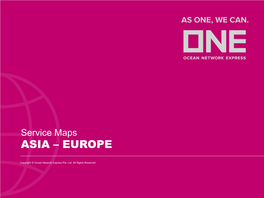 Service Maps ASIA – EUROPE
