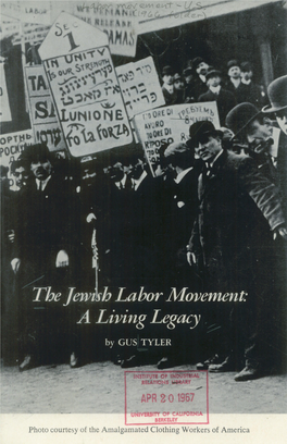 The Jewish Labor Movement