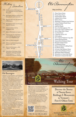 Old Bennington Walking Tour Brochure