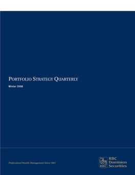 Portfolio Strategy Quarterly