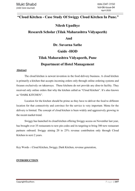 Mukt Shabd ISSN 2347-3150 (UGC Care Journal) Vol-06-Issue-04 April-2020