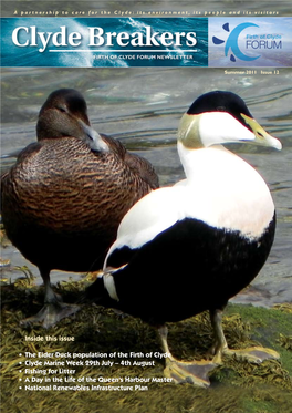 Inside This Issue • the Eider Duck Population of the Firth of Clyde