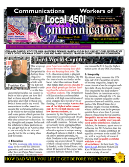 The Communicator July and August