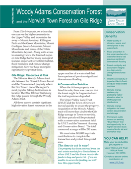 Gile Ridge and Woody Adams Conservation Forest