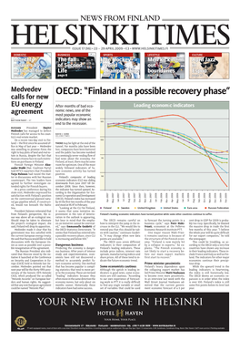 OECD: “Finland in a Possible Recovery Phase” Calls for New