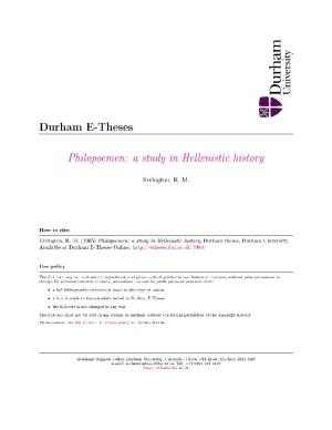 Philopoemen: a Study in Hellenistic History