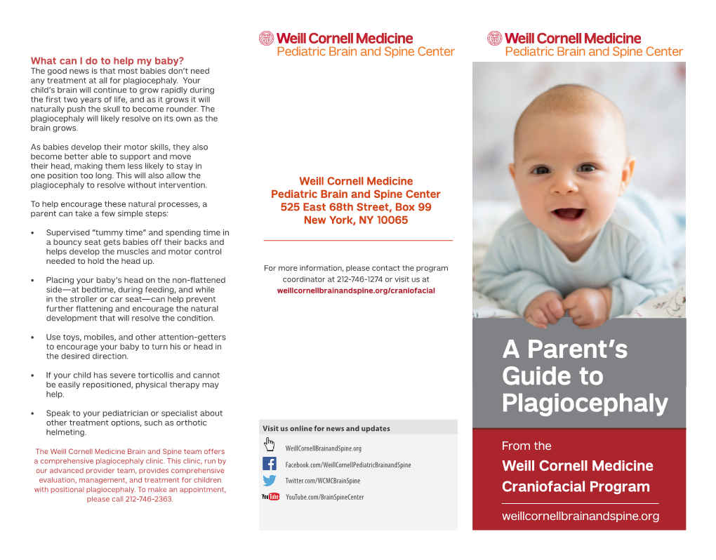 A Parent's Guide to Plagiocephaly