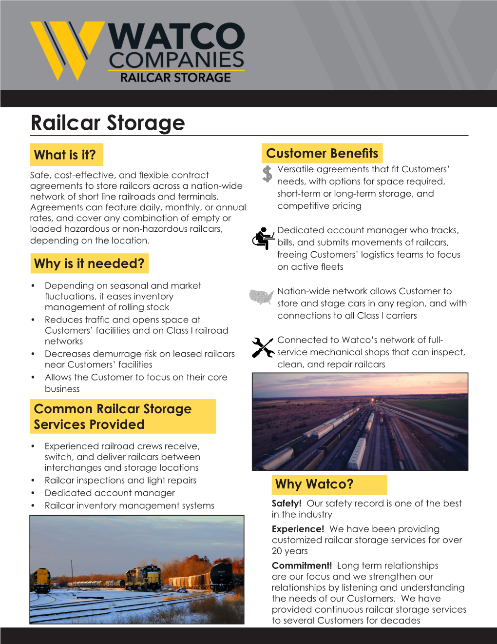 Railcar Storage