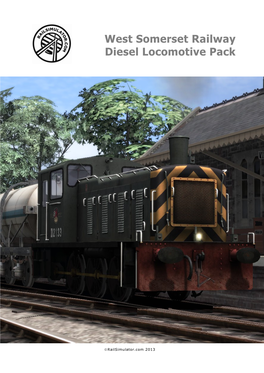 West Somerset Railway Diesel Locomotive Pack