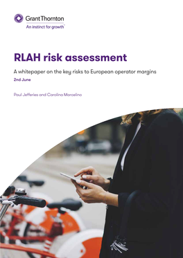 Risk Assessment a Whitepaper on the Key Risks to European Operator Margins 2Nd June