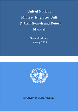 UN Military Engineer Unit and CET Search and Detect Manual
