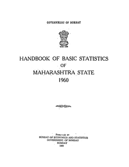 Handbook .Of Basic Statistics Maharashtra State