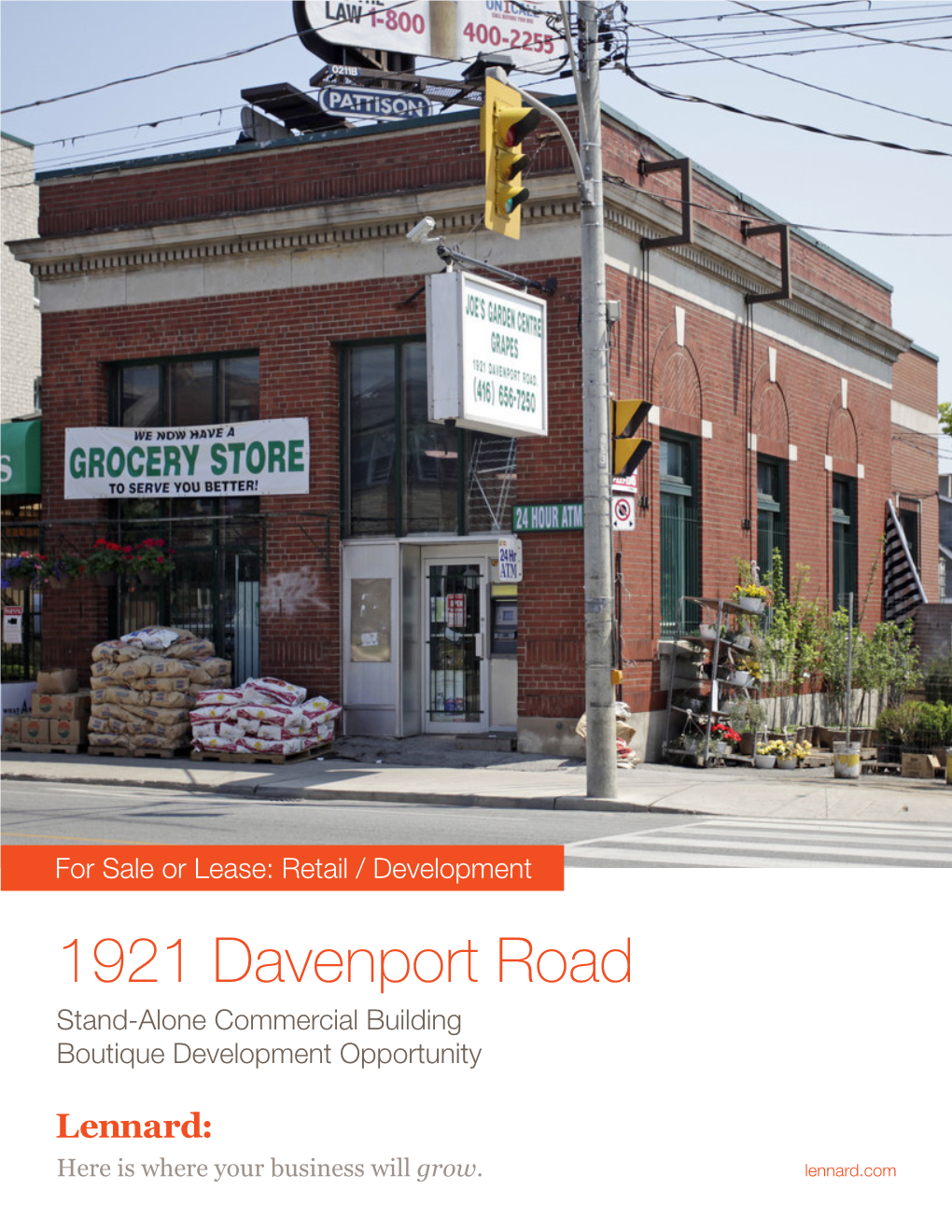 1921 Davenport Road Stand-Alone Commercial Building Boutique Development Opportunity