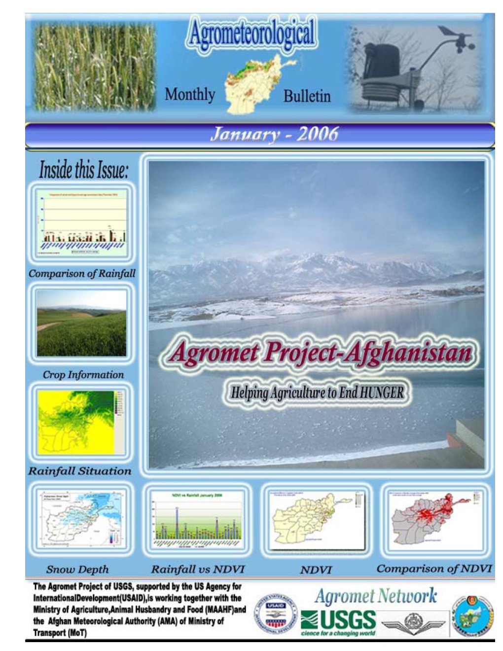 Afghanistan's Agromet Bulltetin for the Month of January 2006