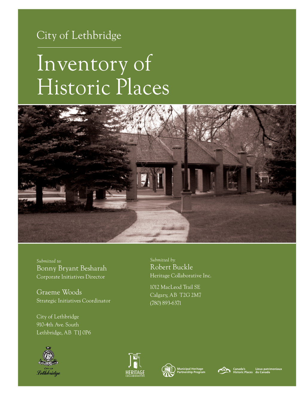 City of Lethbridge Inventory of Historic Places