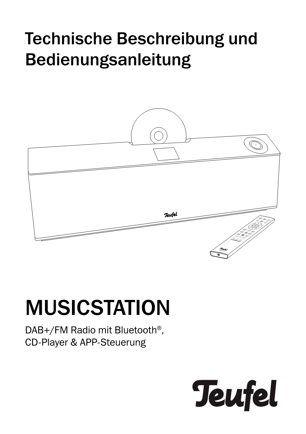 MUSICSTATION DAB+/FM Radio Mit Bluetooth®, CD-Player & APP-Steuerung Inhalt