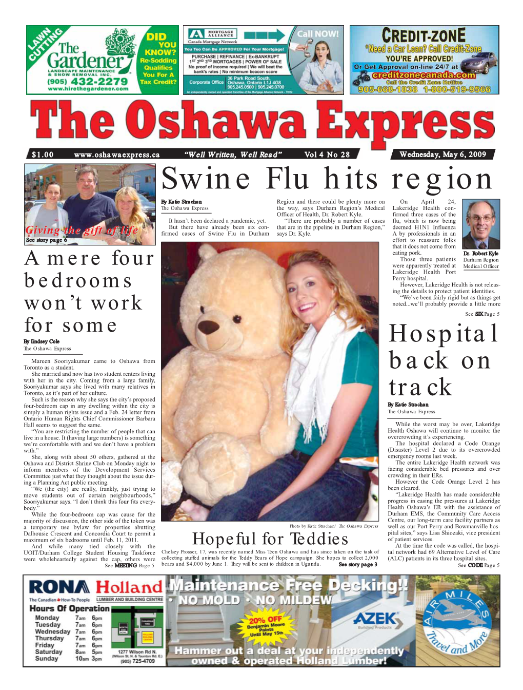 Swine Flu Hits Region