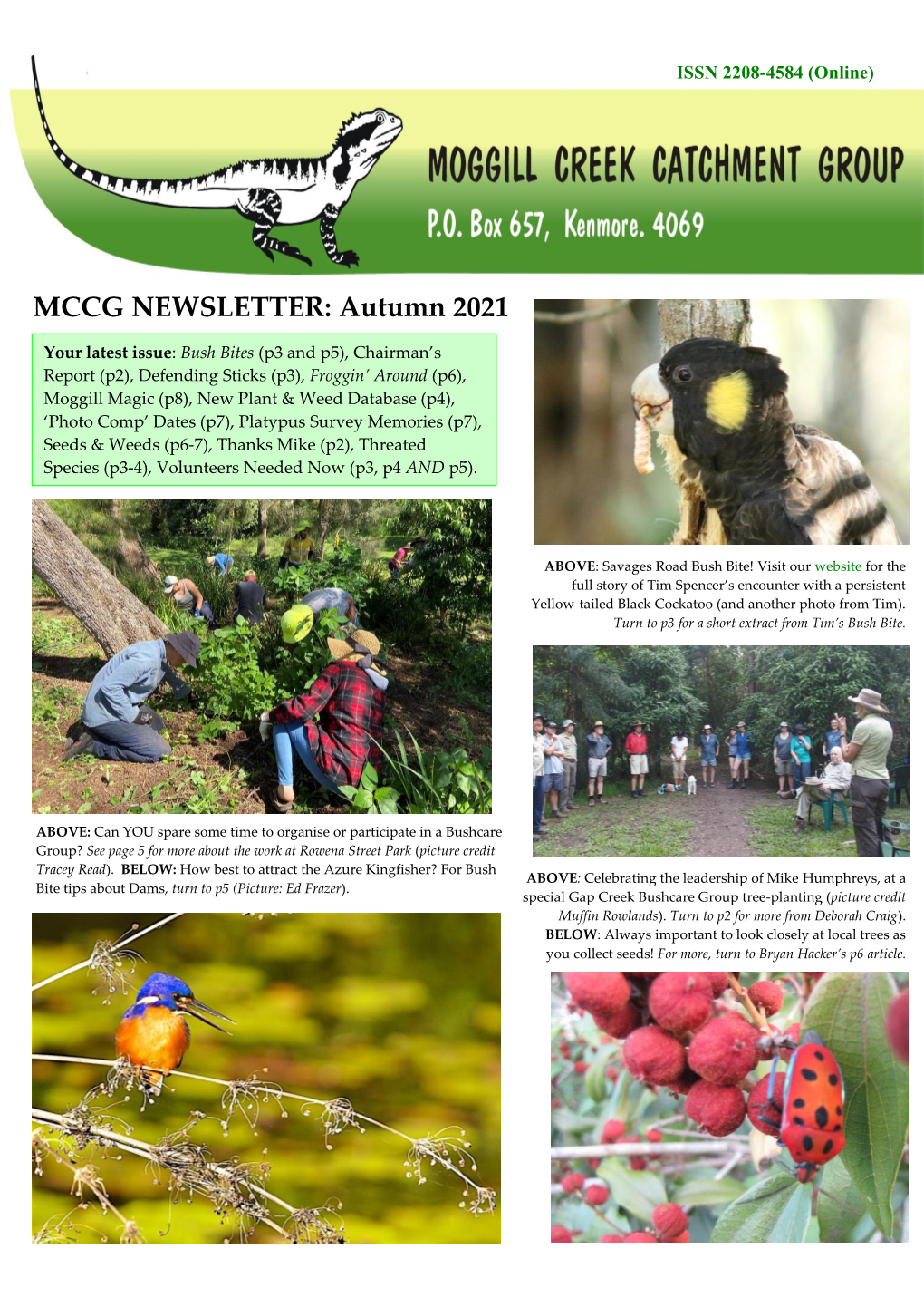 MCCG NEWSLETTER: Autumn 2021