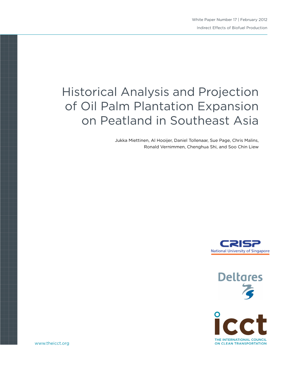 Historical Analysis and Projection of Oil Palm Plantation Expansion on Peatland in Southeast Asia