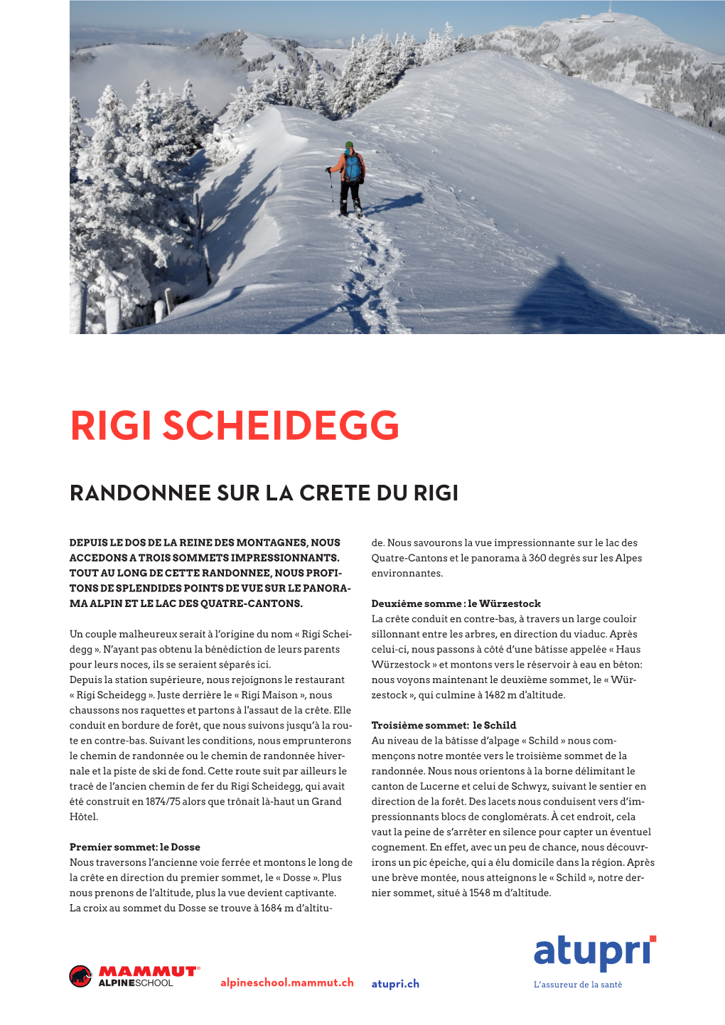 Propositions De Randonnée Rigi