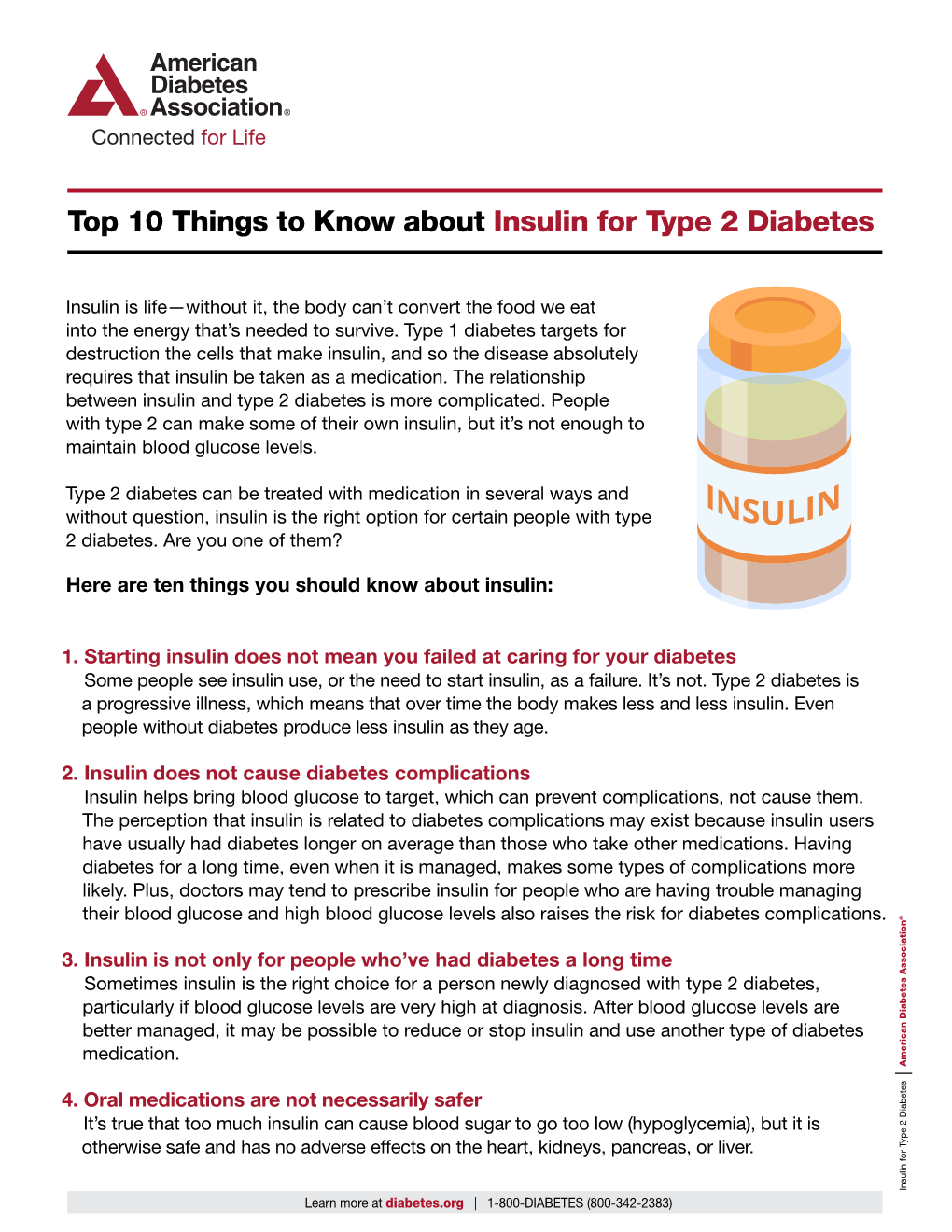 Top 10 Things to Know About Insulin for Type 2 Diabetes