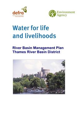 Thames River Basin Management Plan, Including Local Development Documents and Sustainable Community Strategies ( Local Authorities)