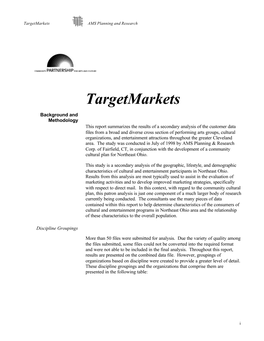 Targetmarkets AMS Planning and Research