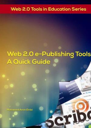 Web 2.0 E-Publishing Tools: a Quick Guide
