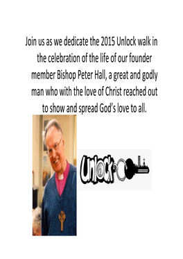 Bishop Peter Hall Slideshow