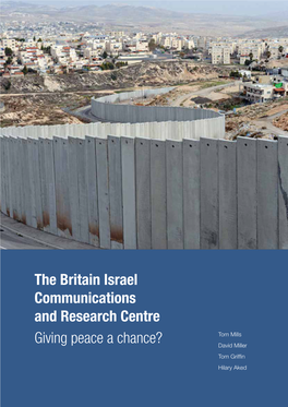 The Britain Israel Communications and Research Centre Giving Peace