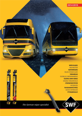 SWF Wiper Systems 2014-2015 Trucks Coaches & Lcvs Catalogue