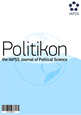 POLITIKON: the IAPSS Journal of Political Science Vol 49 (June 2021)