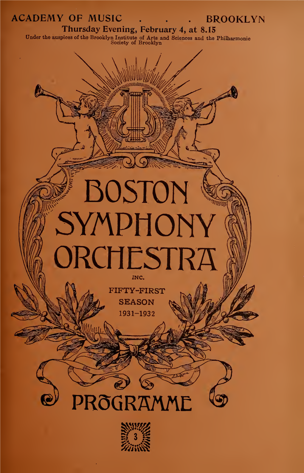 Boston Symphony Orchestra Concert Programs, Season 51,1931-1932, Trip