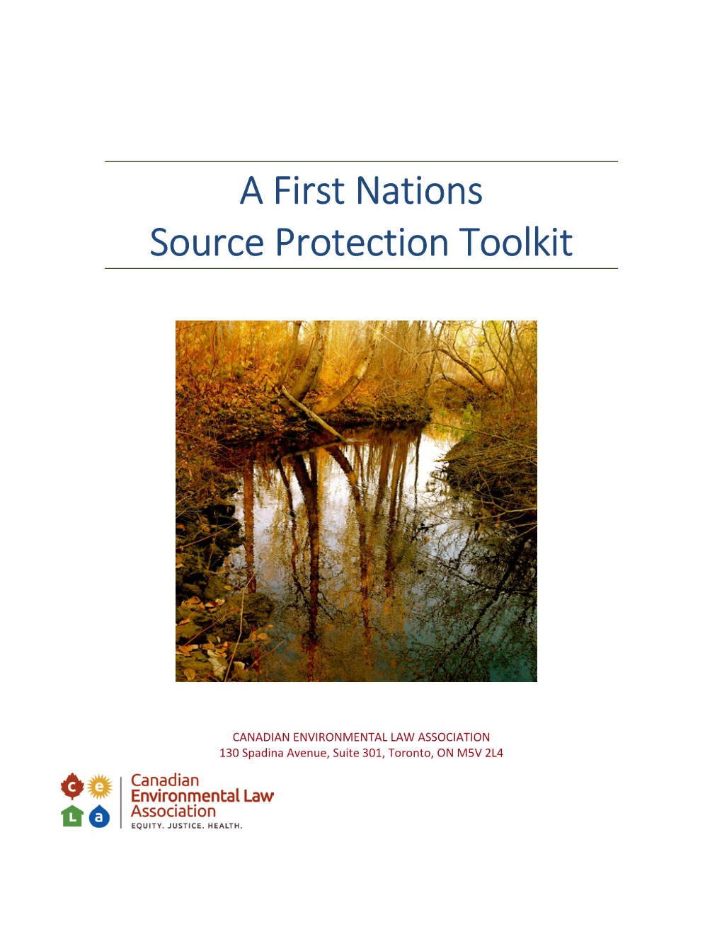 A First Nations Source Protection Toolkit