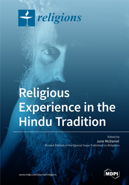 Religious Experience in the Hindu Tradition