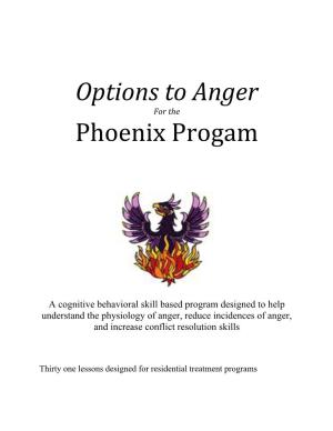 Options to Anger for the Phoenix Progam