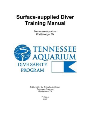 Surface-Supplied Diver Training Manual