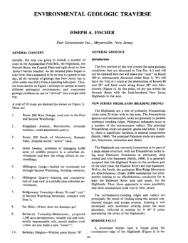 Environmental Geologic Traverse