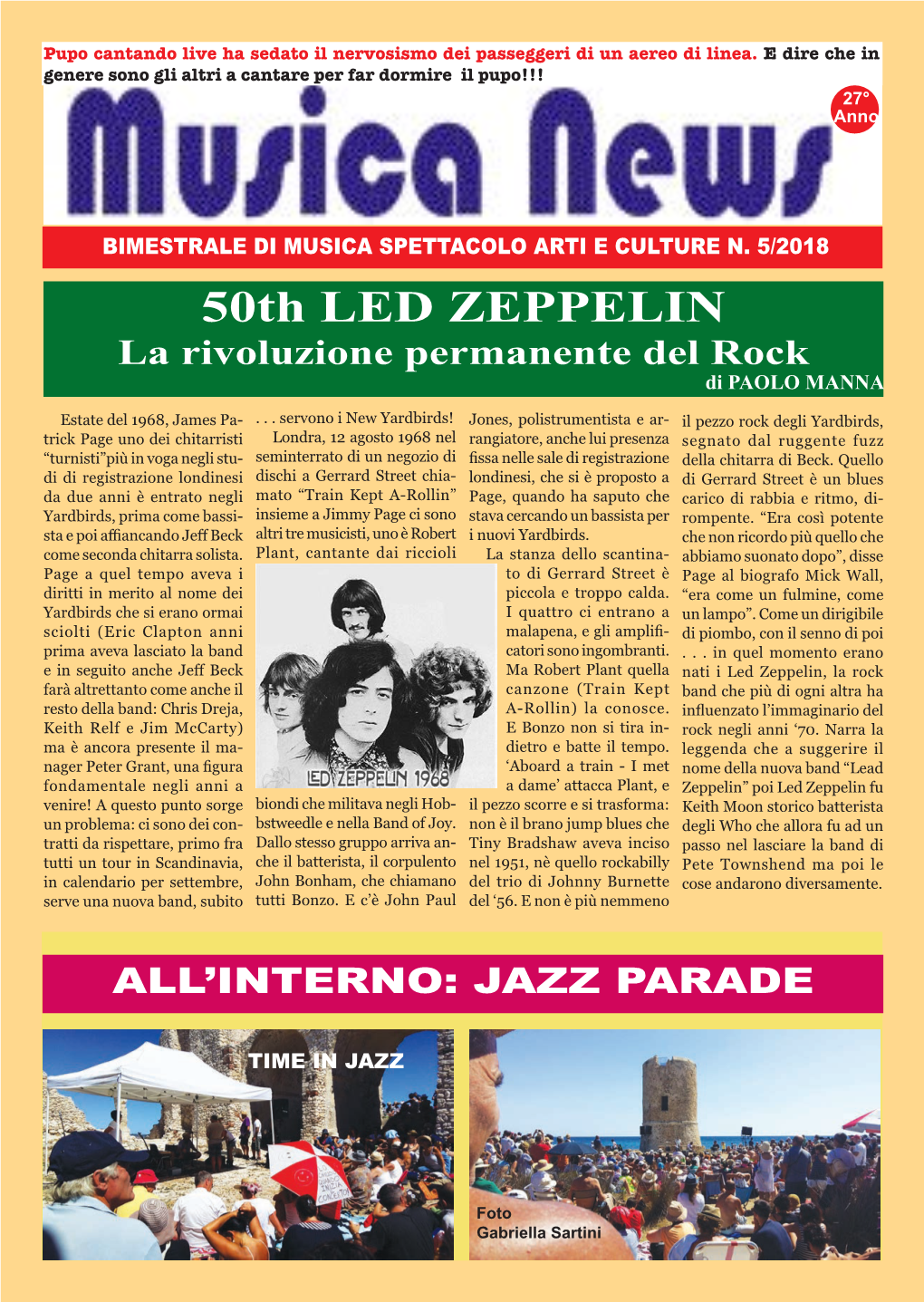 50Th LED ZEPPELIN La Rivoluzione Permanente Del Rock Di PAOLO MANNA