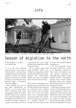 Season of Migration to the North .Info
