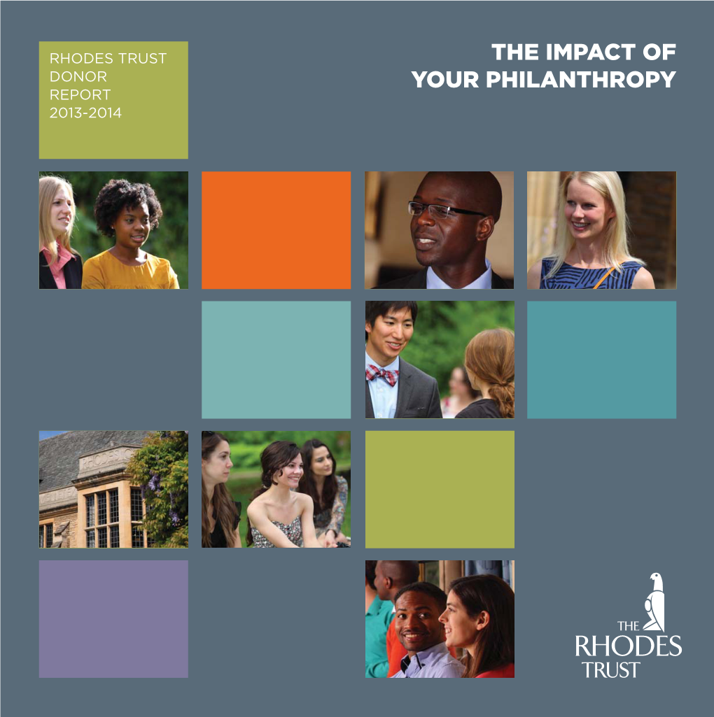 Rhodes Impact Report 13-14 PRINT.Indd