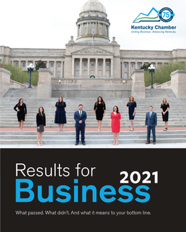 2021 Results for Business